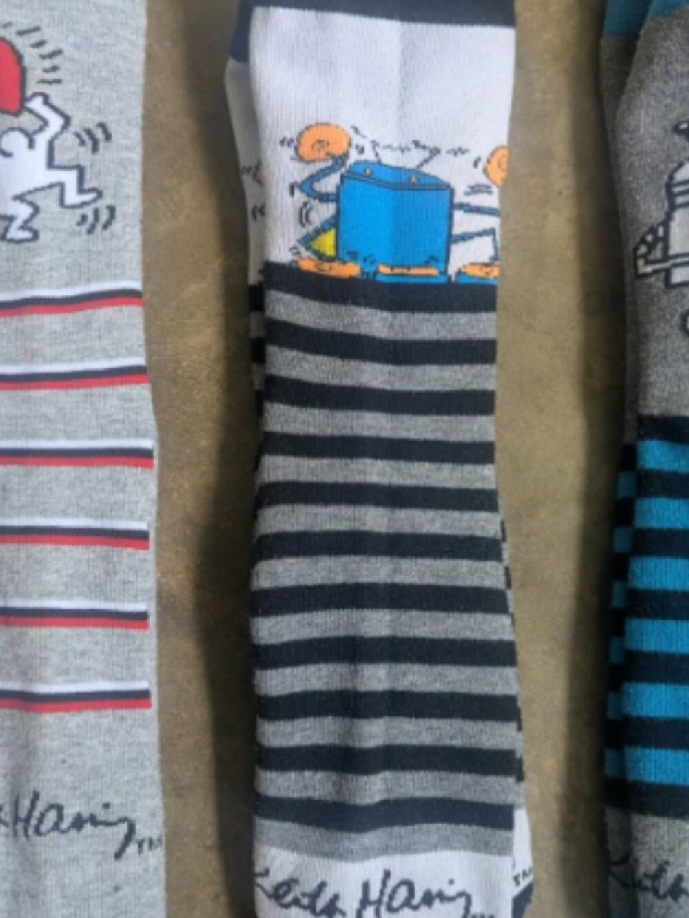 Keith Haring Women's Crew Socks Set. Keith Haring socks. One Size | Used - Good